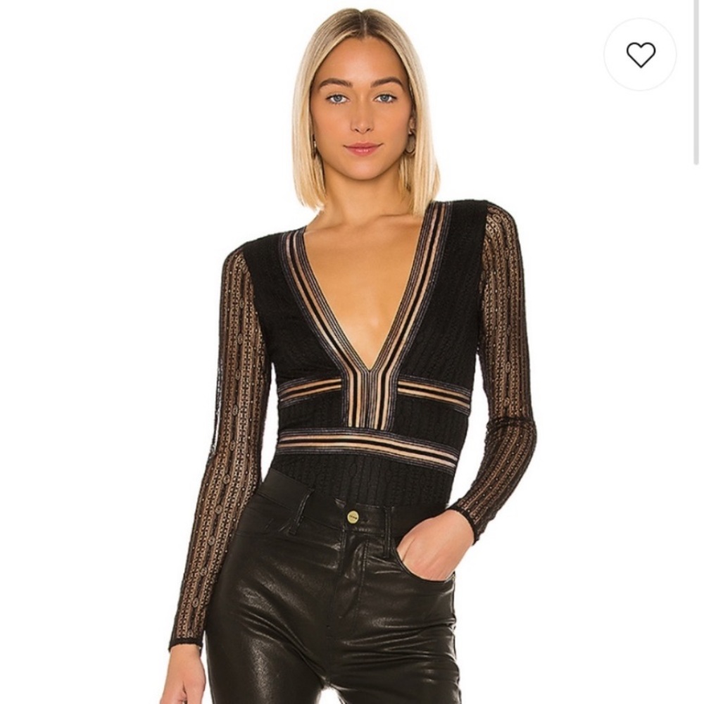 Revolve body suit black - medium